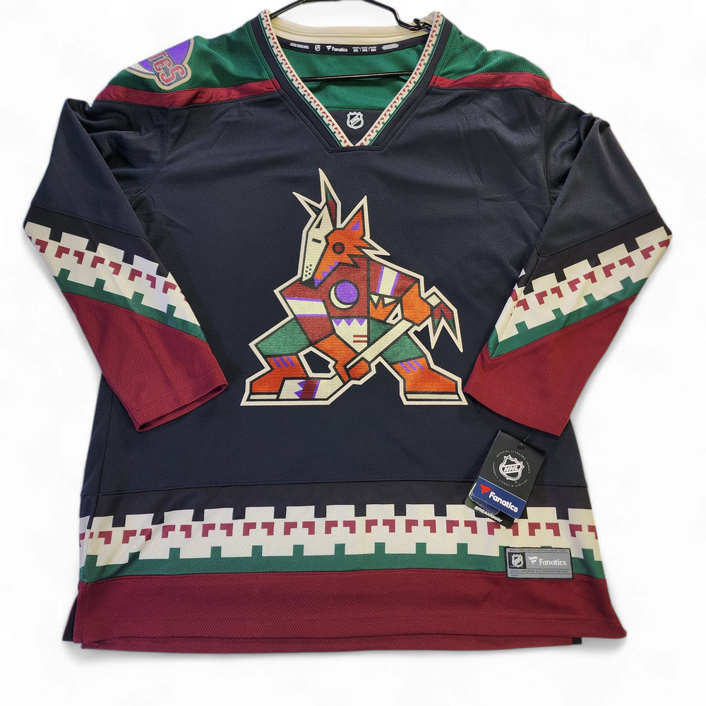 MSRP $145 Arizona Coyotes Fanatics womans Home Breakaway Jersey, new , size XXL